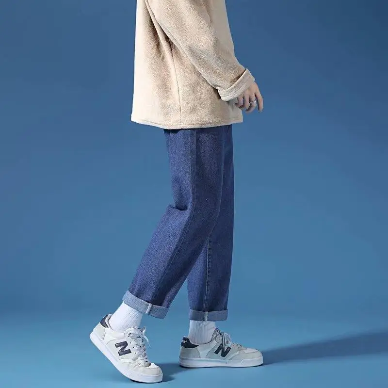 Men's Loose Straight Jeans Spring Autumn New - Image 5