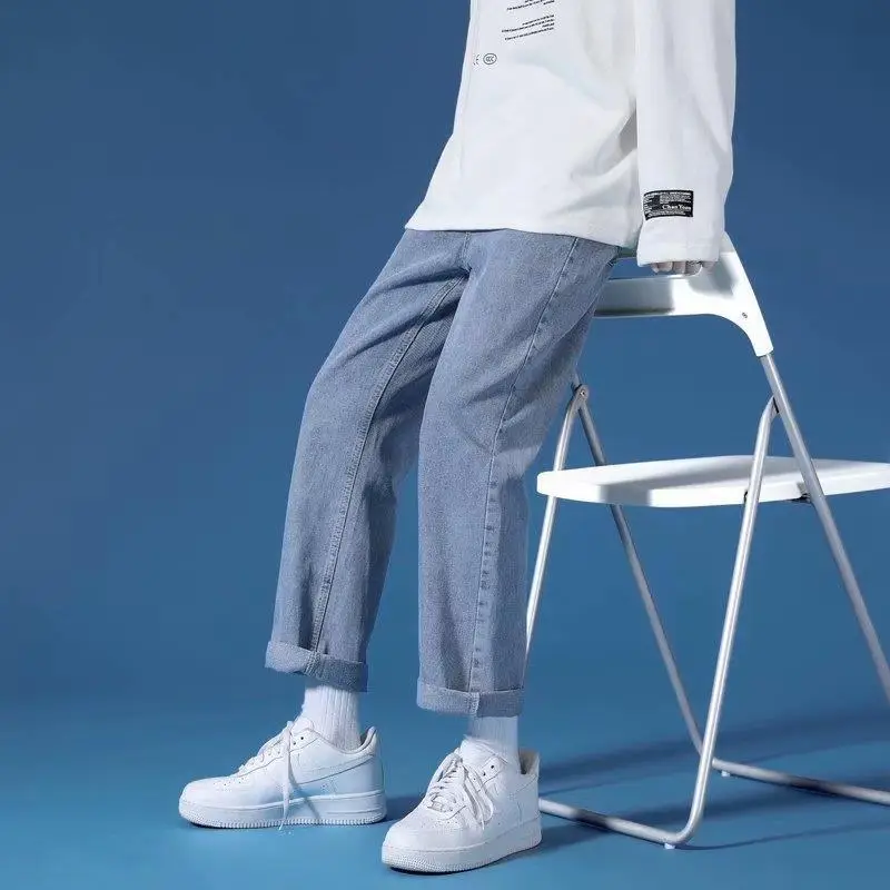 Men's Loose Straight Jeans Spring Autumn New - Image 7