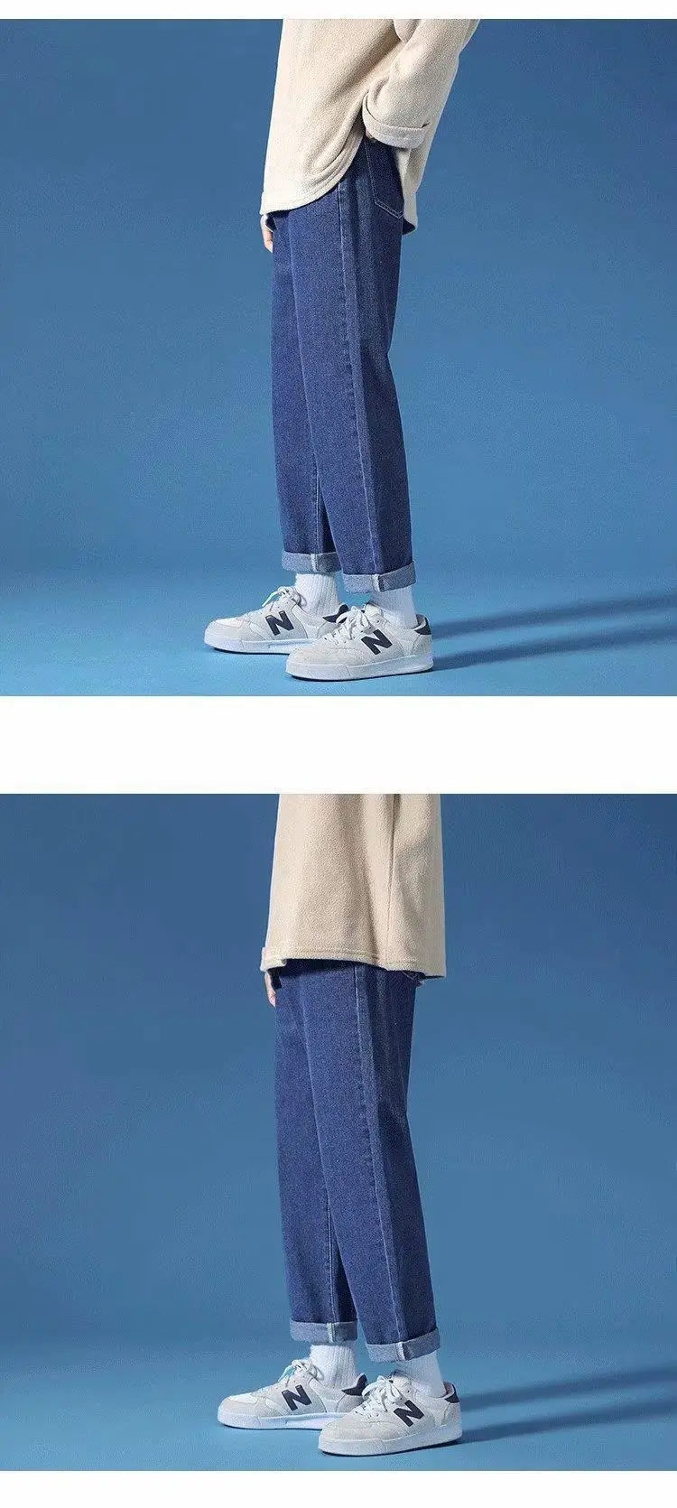 Men's Loose Straight Jeans Spring Autumn New — feature 10