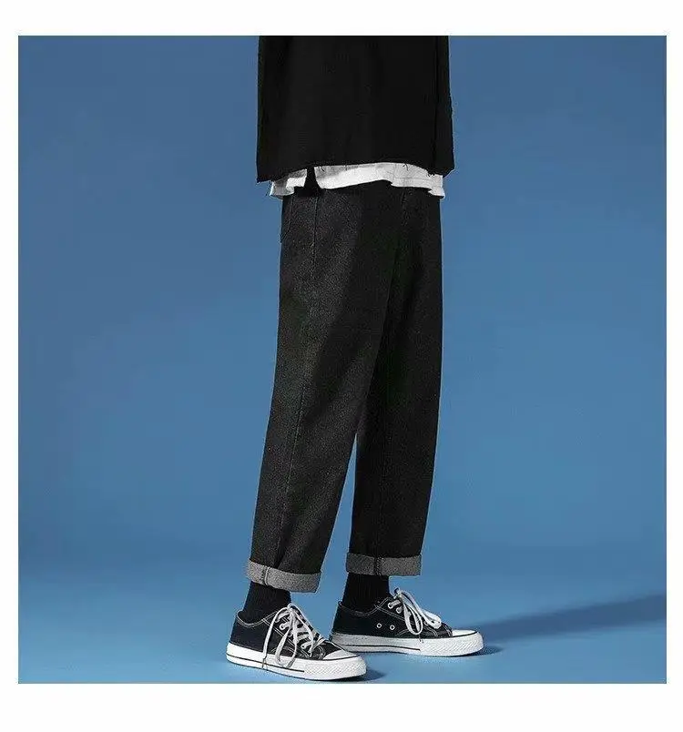 Men's Loose Straight Jeans Spring Autumn New — feature 2