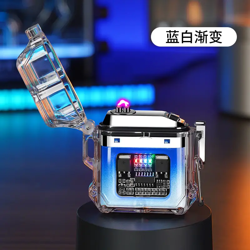 Waterproof Factory Transparent Shell Pulse Lighter Outdoor Windproof - Image 23