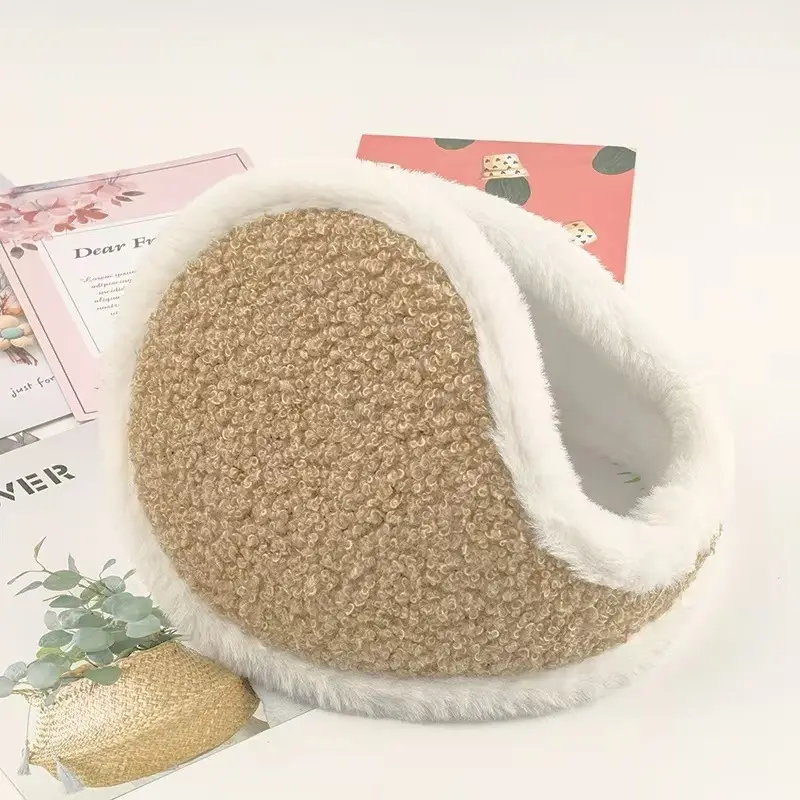 Women Winter Warm Ear Muffs Korean Style Plush Thick Warm Ear Protection - Image 2