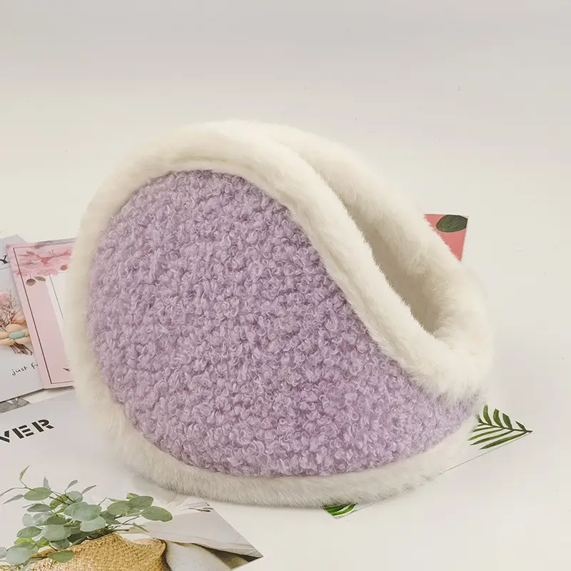 Women Winter Warm Ear Muffs Korean Style Plush Thick Warm Ear Protection - Image 7