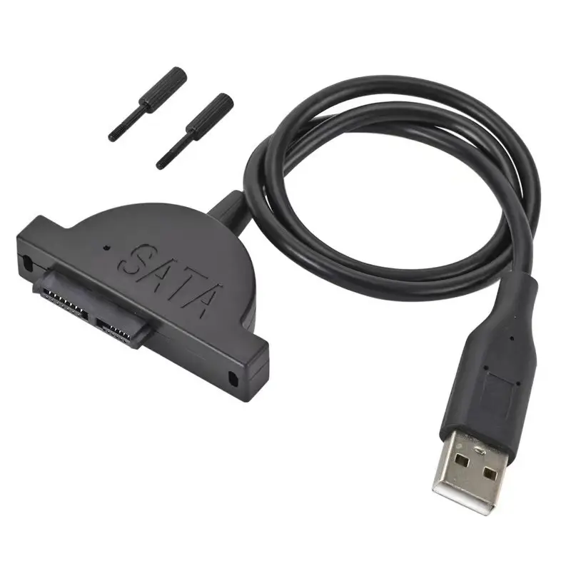SATA Optical Drive to USB Cable 7+6 to USB High Speed - Image 2