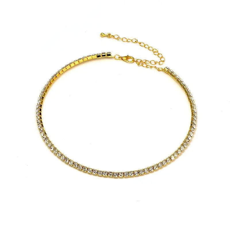 Luxury Wedding Party Necklace with Crystal Diamonds - Image 15