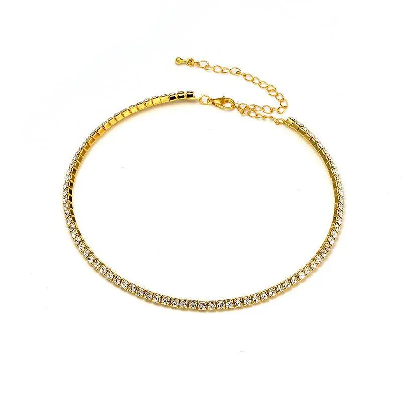 Luxury Wedding Party Necklace with Crystal Diamonds — feature 12