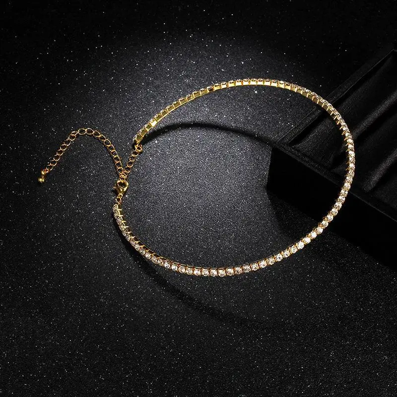 Luxury Wedding Party Necklace with Crystal Diamonds — feature 14