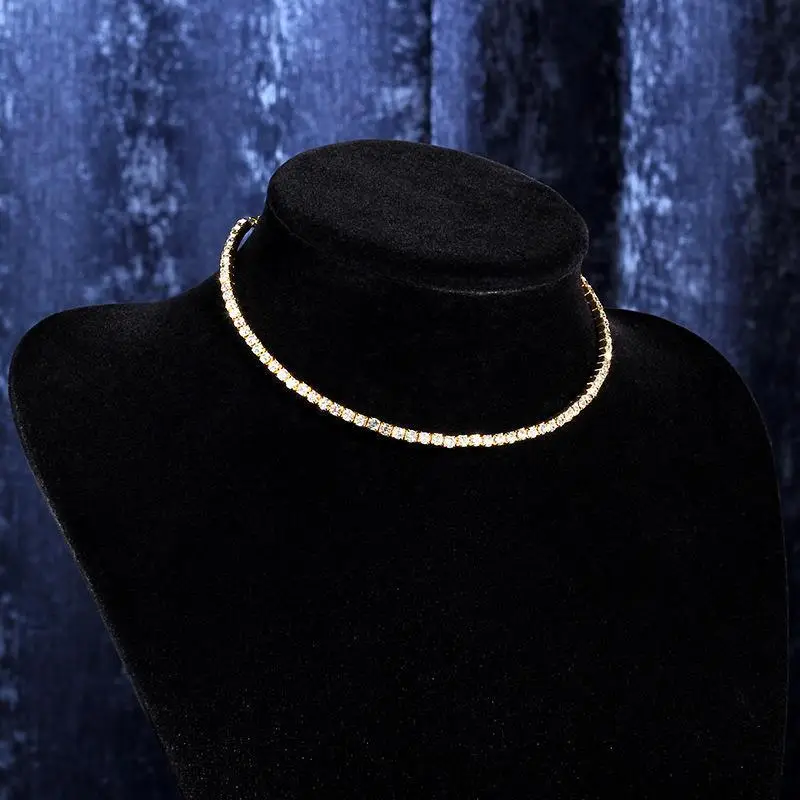 Luxury Wedding Party Necklace with Crystal Diamonds — feature 15