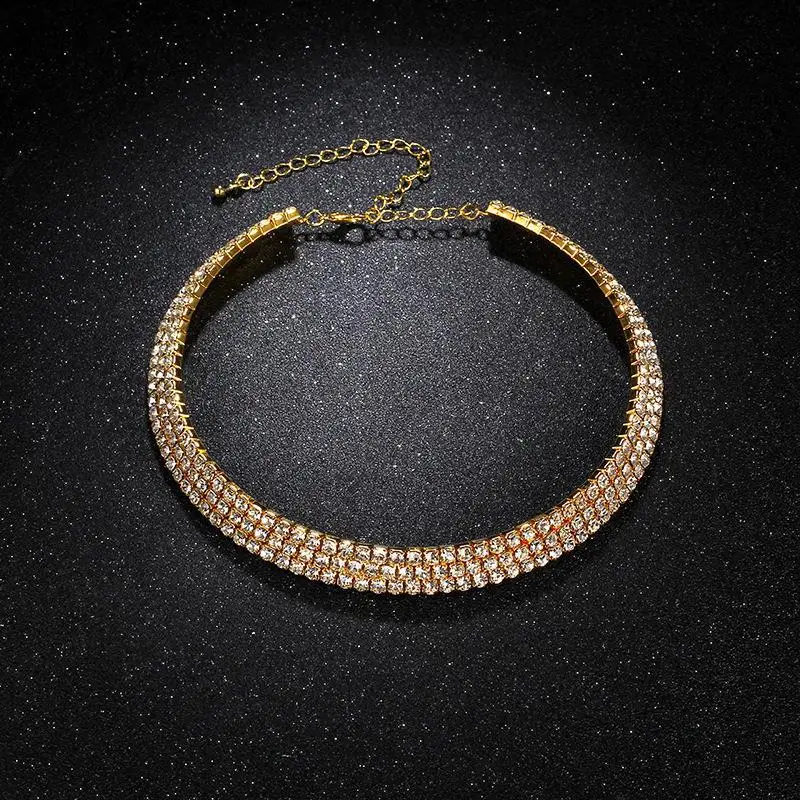Luxury Wedding Party Necklace with Crystal Diamonds — feature 19