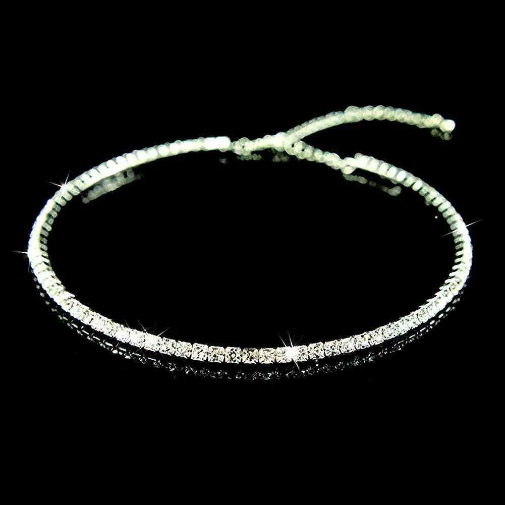 Luxury Wedding Party Necklace with Crystal Diamonds — feature 4