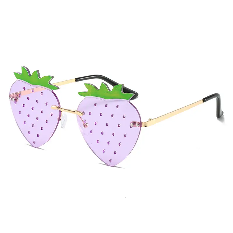 Trendy Strawberry Sunglasses for Women - Image 13