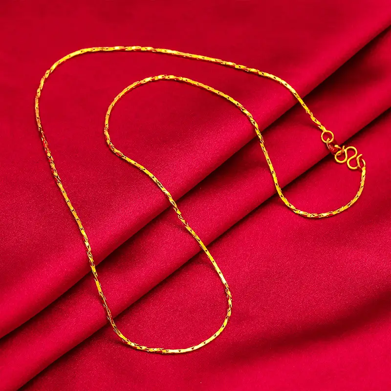 Gold Plated Clavicle Necklace for Women - Image 14
