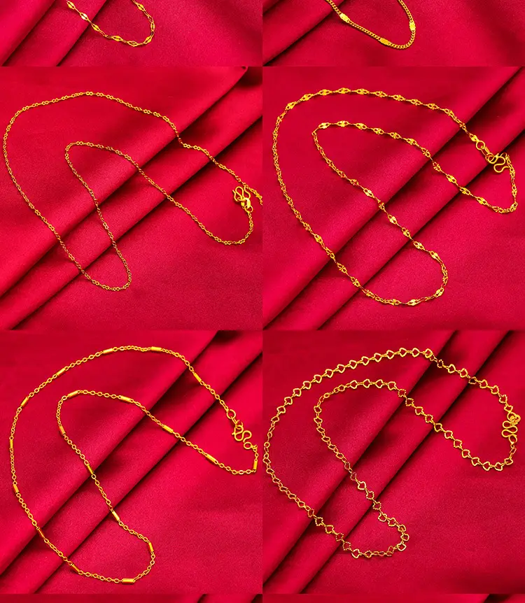 Gold Plated Clavicle Necklace for Women — feature 5