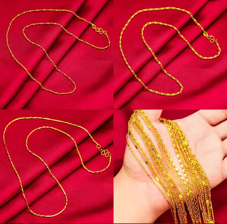 Gold Plated Clavicle Necklace for Women — feature 6