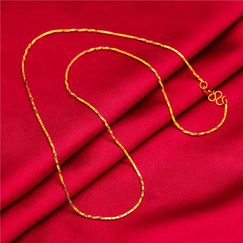 Gold Plated Clavicle Necklace for Women - Image 11
