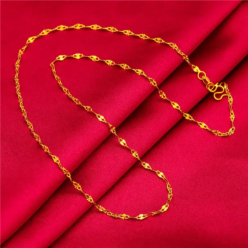 Gold Plated Clavicle Necklace for Women - Image 6