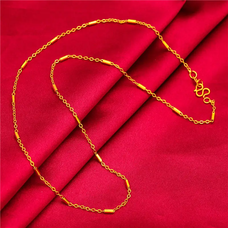 Gold Plated Clavicle Necklace for Women - Image 7
