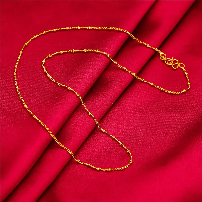 Gold Plated Clavicle Necklace for Women - Image 9