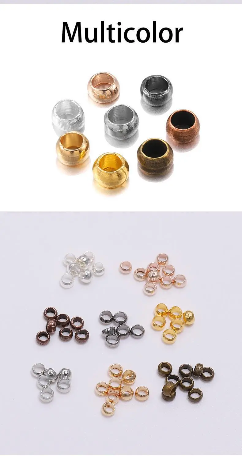 Jewelry Positioning Beads 1000 Pack Silver — feature 40