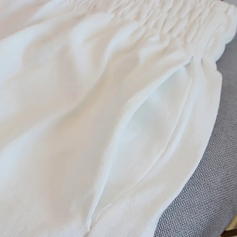 Women's 2025 Slimming Sports Shorts White — feature 8