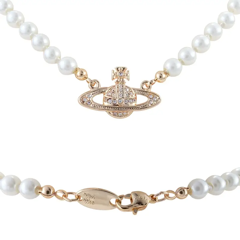 Saturn Pearl Necklace Clavicle Chain NANA Punk — feature 20