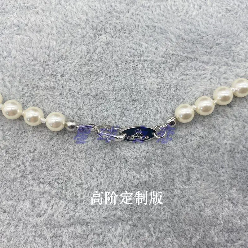 Saturn Pearl Necklace Clavicle Chain NANA Punk — feature 28
