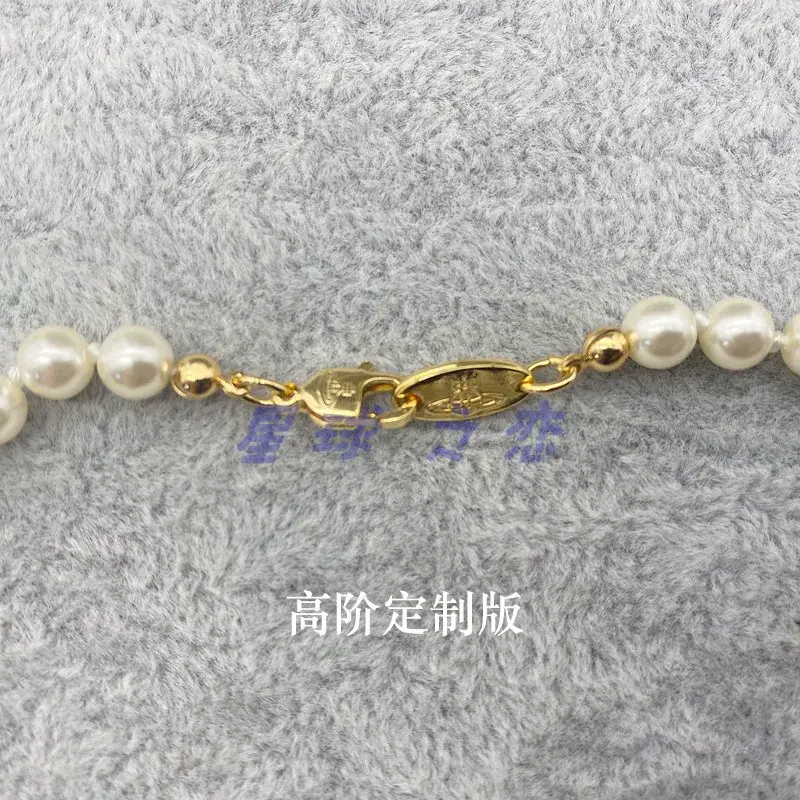 Saturn Pearl Necklace Clavicle Chain NANA Punk — feature 32