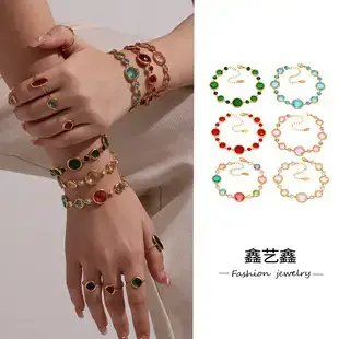 18K Gold Plated Geometric Ring for Women — feature 1