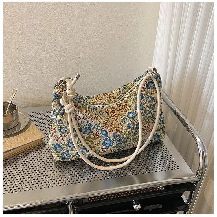Retro Ethnic Women's Shoulder Satchel Bag with White Strap — feature 23