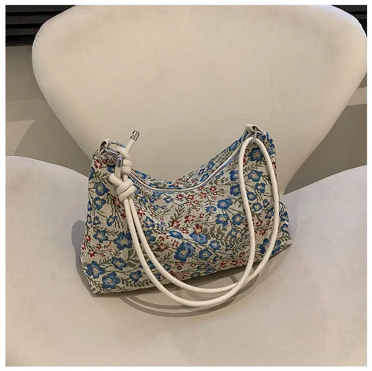 Retro Ethnic Women's Shoulder Satchel Bag with White Strap — feature 27
