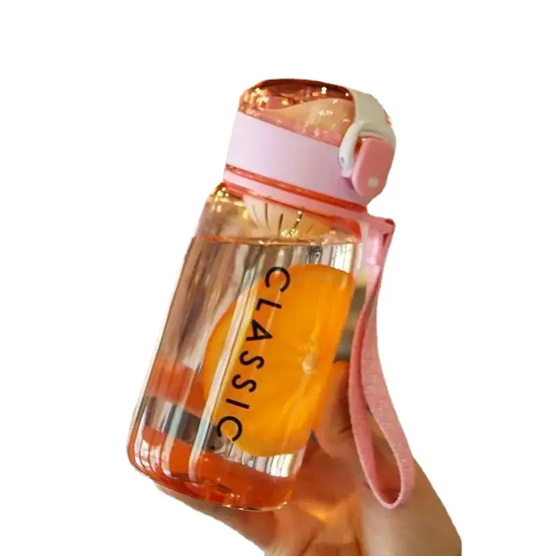 Yellow Classic 400ml Portable Water Bottle - Image 13