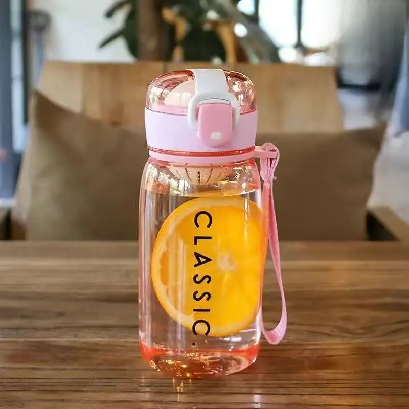 Yellow Classic 400ml Portable Water Bottle - Image 5