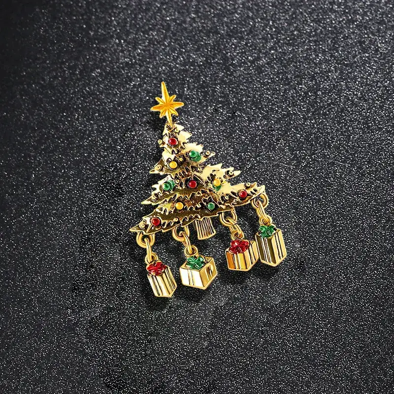 Christmas Red Deer Brooch with Red Glasses - Image 14