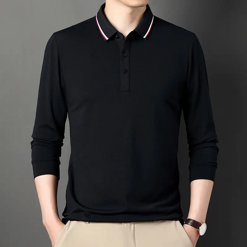 Men's Grey Polo Shirt with Watch Set - Image 10