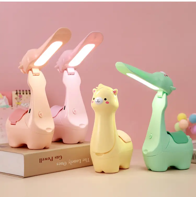 Rechargeable Cute Desk Lamp Set for Students & Gifting