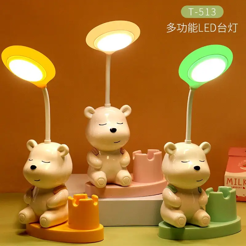 Rechargeable Cute Desk Lamp Set for Students & Gifting