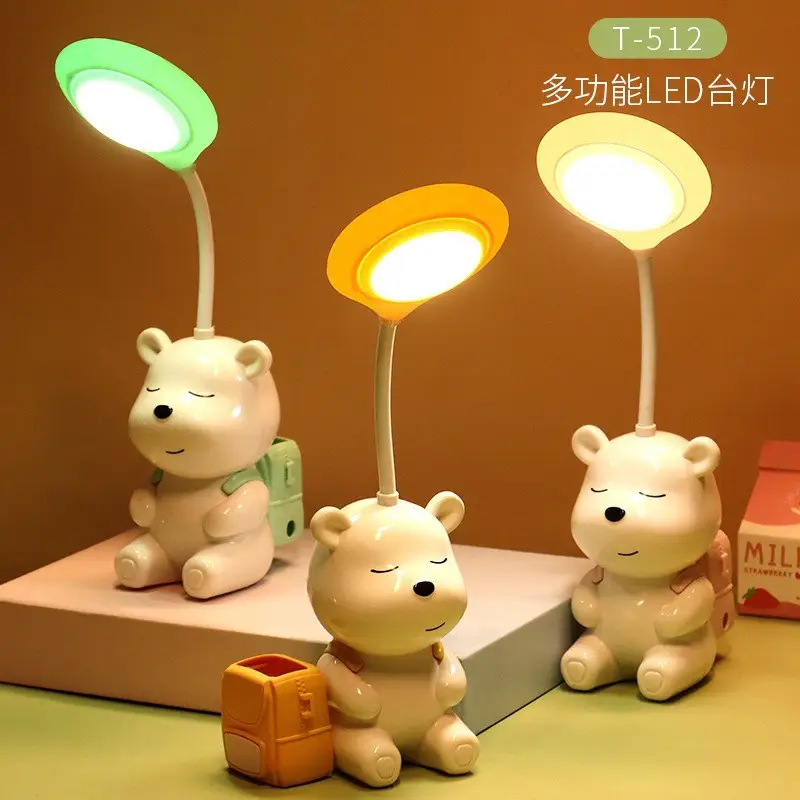 Rechargeable Cute Desk Lamp Set for Students & Gifting