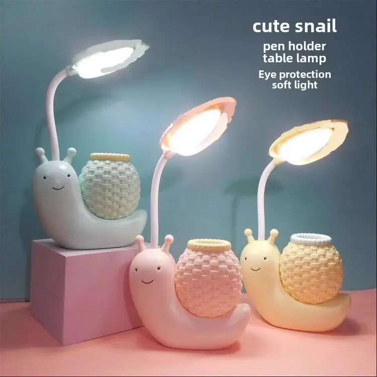 Rechargeable Cute Desk Lamp Set for Students & Gifting
