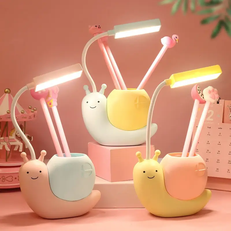 Rechargeable Cute Desk Lamp Set for Students & Gifting