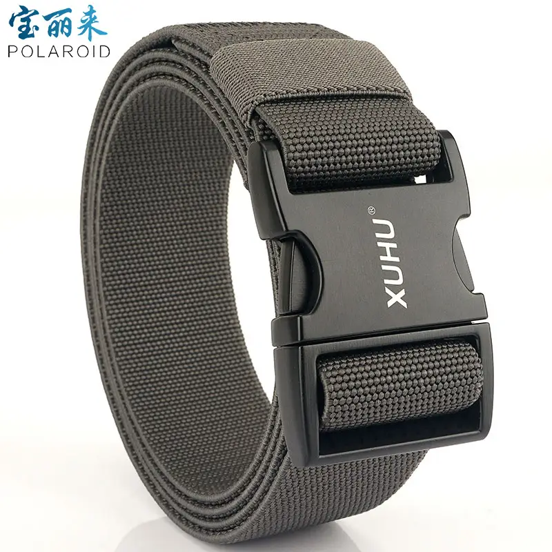 Men's Tan Tactical Aluminum Buckle Belt Quick Release - Image 11