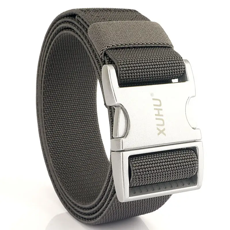Men's Tan Tactical Aluminum Buckle Belt Quick Release - Image 10
