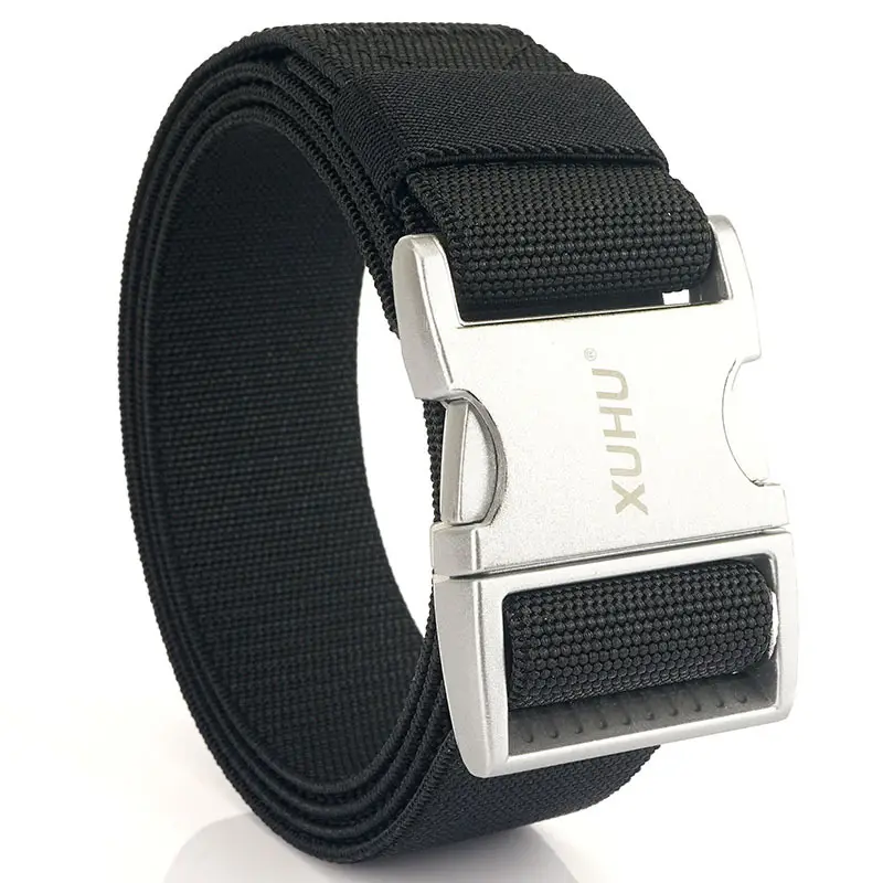 Men's Tan Tactical Aluminum Buckle Belt Quick Release - Image 6