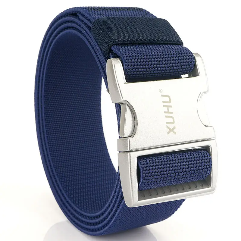 Men's Tan Tactical Aluminum Buckle Belt Quick Release - Image 9