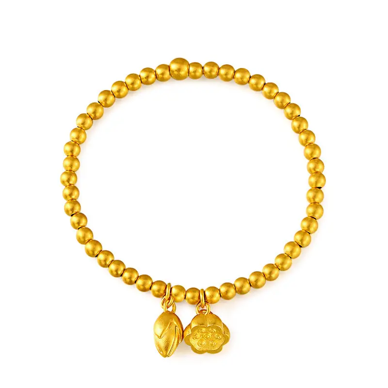 999 Gold Beads 3D Hard Gold Tie Transfer Beads 24k Copper - Image 7