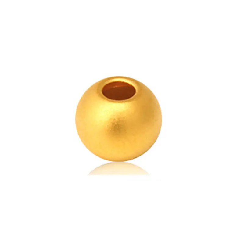 999 Gold Beads 3D Hard Gold Tie Transfer Beads 24k Copper - Image 2