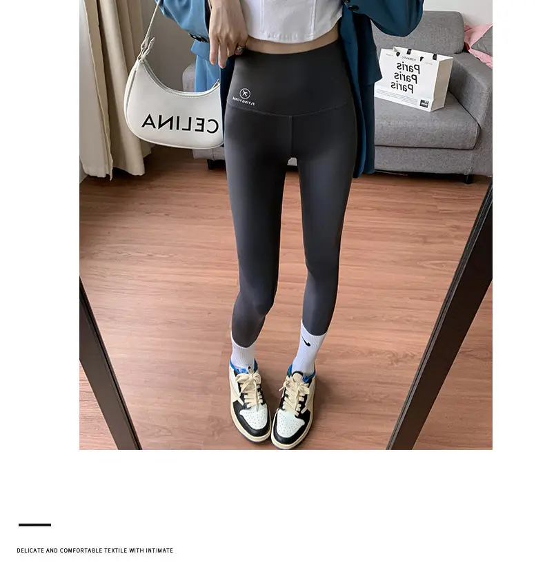 Women's 2025 Navy Slim Fit Shark Pants Butt Lifting — feature 27