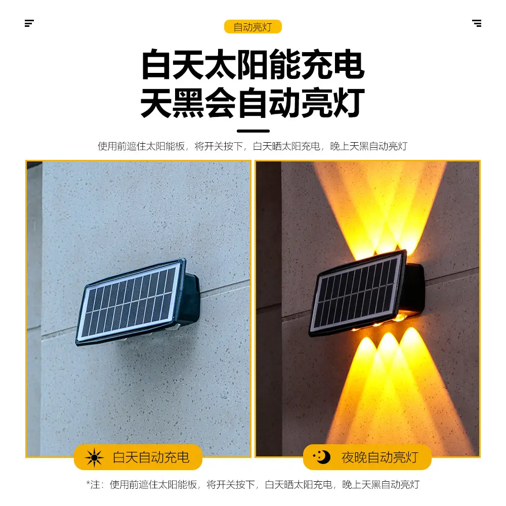 Solar Wall Lights Outdoor Waterproof High Brightness - Image 18
