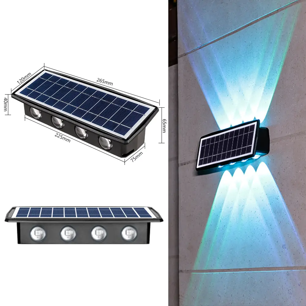 8LED high bright color [RGB gradient + fixed color]]