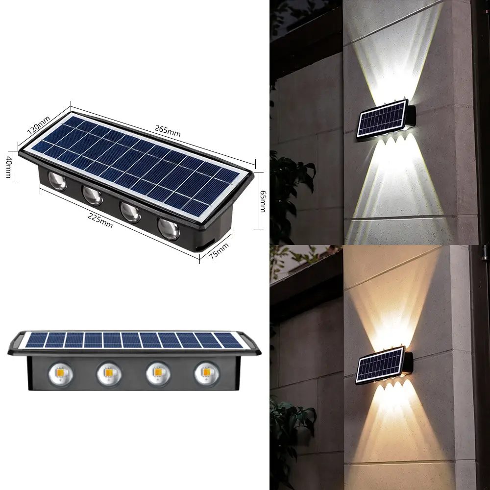 8LED bright convex mirror "White Light + warm light]