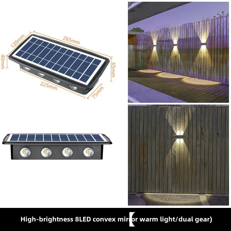 Solar Wall Lights Outdoor Waterproof High Brightness - Image 11